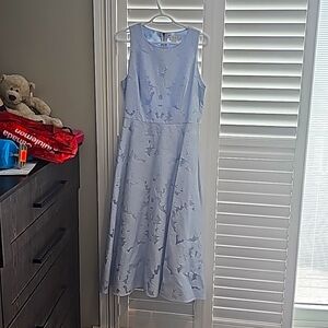 Ted baker light blue A line dress